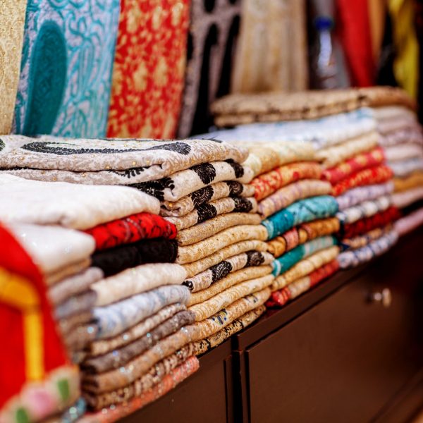 Traditional colorful Arabic scarves and shawls Traditional colorful Arabic scarves and shawls